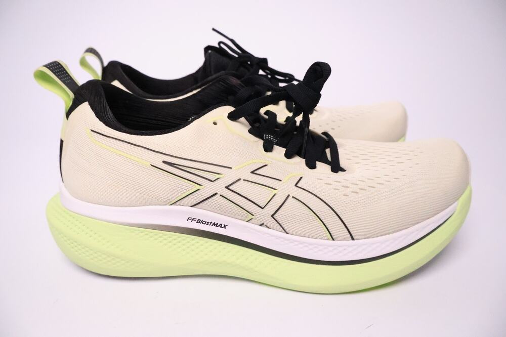 Asics Glideride Max Birch/Black Men's Size 8 Running Shoes Sneaker New Read #199
